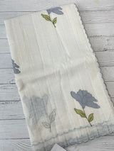 Kota silk cotton saree with applique work MS81789