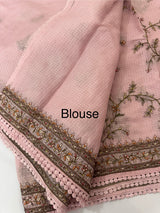 Soft kota silk saree with embroidery MS16429 - PastelPink