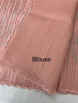 Semi tussar saree with thread work MTS490