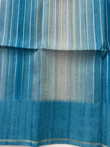 Multi color Semi soft silk saree with borders MSS590