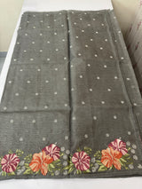 Silky kota embroidery saree MSK4333