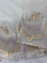 Soft Turkish Organza saree MSOS103 (1) Offwhite