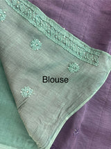 Pure Mul chanderi saree with hand chikankari work - MSM511 (12)
