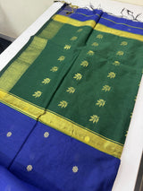 Maheshwari silk saree with zari weaving MMJ764