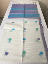 Bhagalpuri Semi tussar saree with polka dots MS780