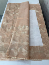 Semi organza saree with thread work - MSH910