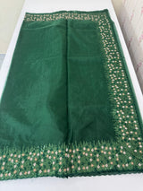 Organza saree with embroidery borders - MSH907