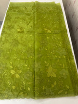 Soft Organza saree with Applique work MSLK478