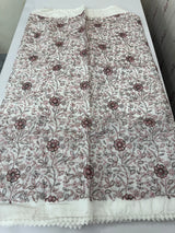 Art silk saree with embroidery SVPSMC • White