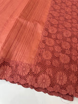 Cutwork Semi tussar saree MTSS845