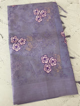 Tissue silk saree with embroidery MSH240
