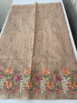 Soft Tissue kota embroidery saree MSK4660 DustyPink