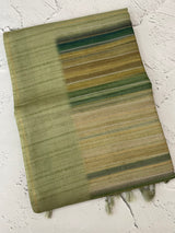 Multi color Semi soft silk saree with borders MSS590