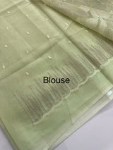 Semi organza saree with thread work - MSH910