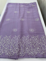 Georgette saree with embroidery work MSG456