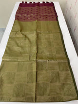 Brocade soft silk saree with blouse MSB789