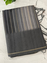 Multi color Semi soft silk saree with borders MSS590