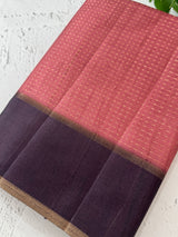 Semi silk saree with zari weaving  MSG6161 (1)
