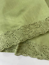 Cutwork Semi silk saree MTSS695
