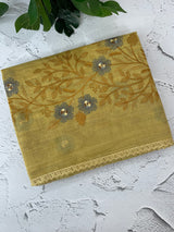 Soft silk cotton saree with embriodery MS8678