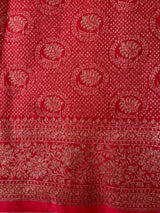 Banarasi semi katan saree SHKNSNM Red