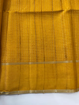 Tussar mix Semi silk saree with small zari weaving MSS8925