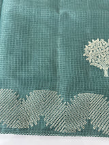 Silky kota embroidery saree MSK4333