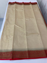 Semi silk saree with blouse MBS7855