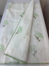 Kota silk cotton saree with applique work MS81789