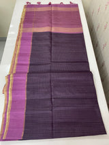 Semi silk saree with zari weaving  MSG6161