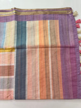 Digital printed semi Linen Saree MLS615- 32