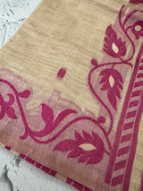 Jamdani silk Cotton Saree with thread weaving MSJ788