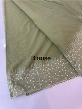 Designer georgette sarees with blouse MGS5321- DuskyGreen