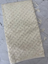 Fancy Net saree with thread work MSH271- Ivory 4