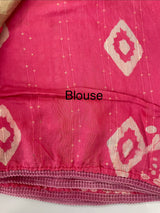 Semi soft silk saree with batik prints MSB555