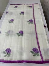 Soft Netkota saree with embroidery MSH283