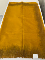 Semi Organza saree with embroidery borders - MSH296