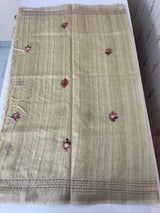 Handworked Blended tussar silk saree MS90543 (14)