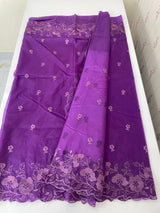 Semi Organza saree with thread work - MSH7654