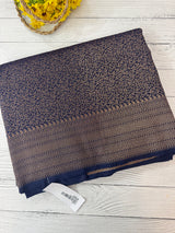 Banarasi semi katan saree SMBNIRY - DarkBlue