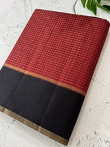 Semi silk saree with zari weaving  MSG6161