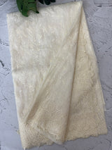 Soft tissue Georgette-organza saree with blouse MTS4854 - Offwhite