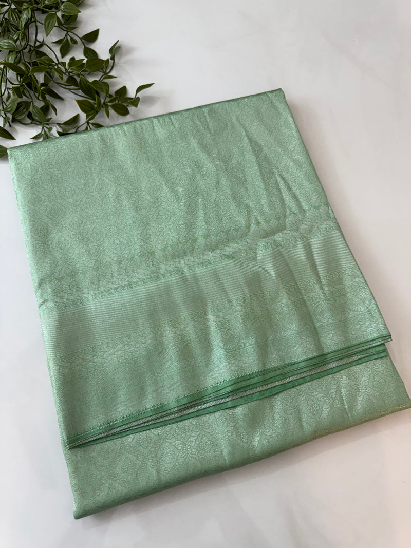 Pastel soft silk Saree - MKP913 MintGreen