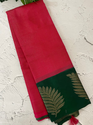 Tissue soft silk saree with Zari work  MST376