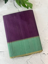 Semi silk saree with zari weaving  MSG6161