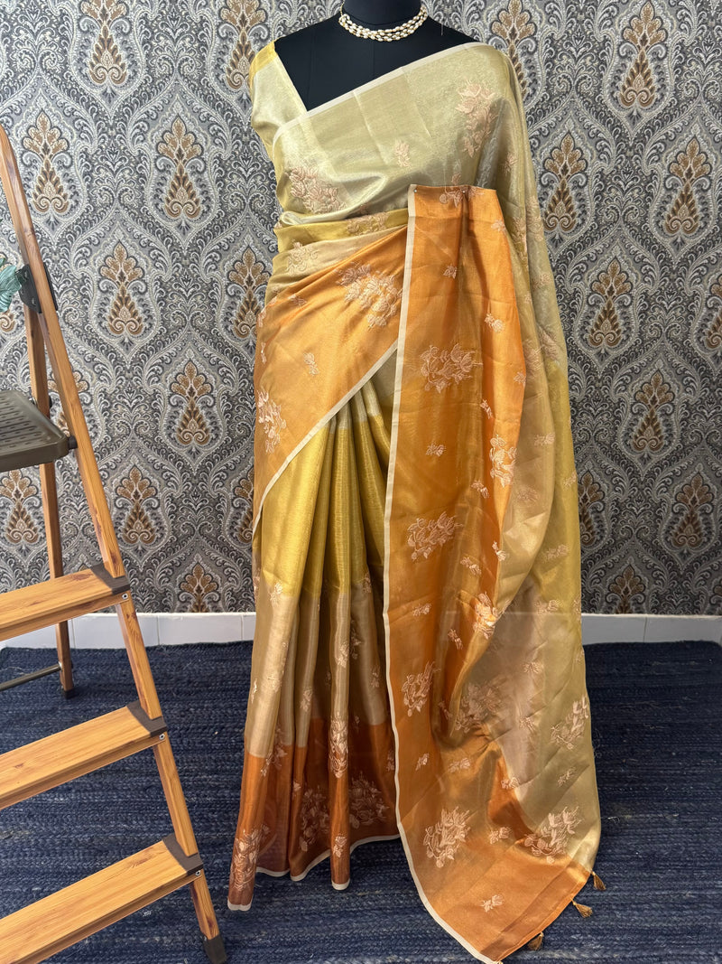 Tetradic Tissue kota silk saree MTTS556 (1)