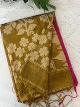 Dual tone Tissue silk saree MTS644 (6)