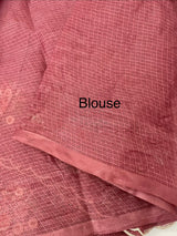 Kota checks saree with embroidery MS7645