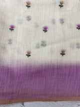 Ombre semi Linen Saree - MSL1514