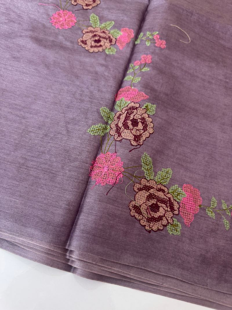 Pure desi tussar silk saree with embroidery- MTSS659 (11)